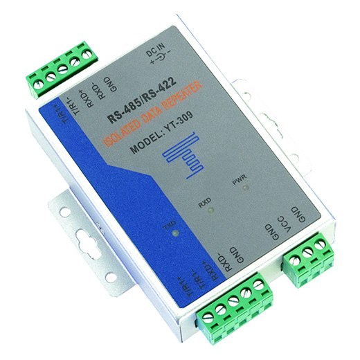 YT-309工業(yè)級(jí)光電隔離RS485/422中繼放大器 